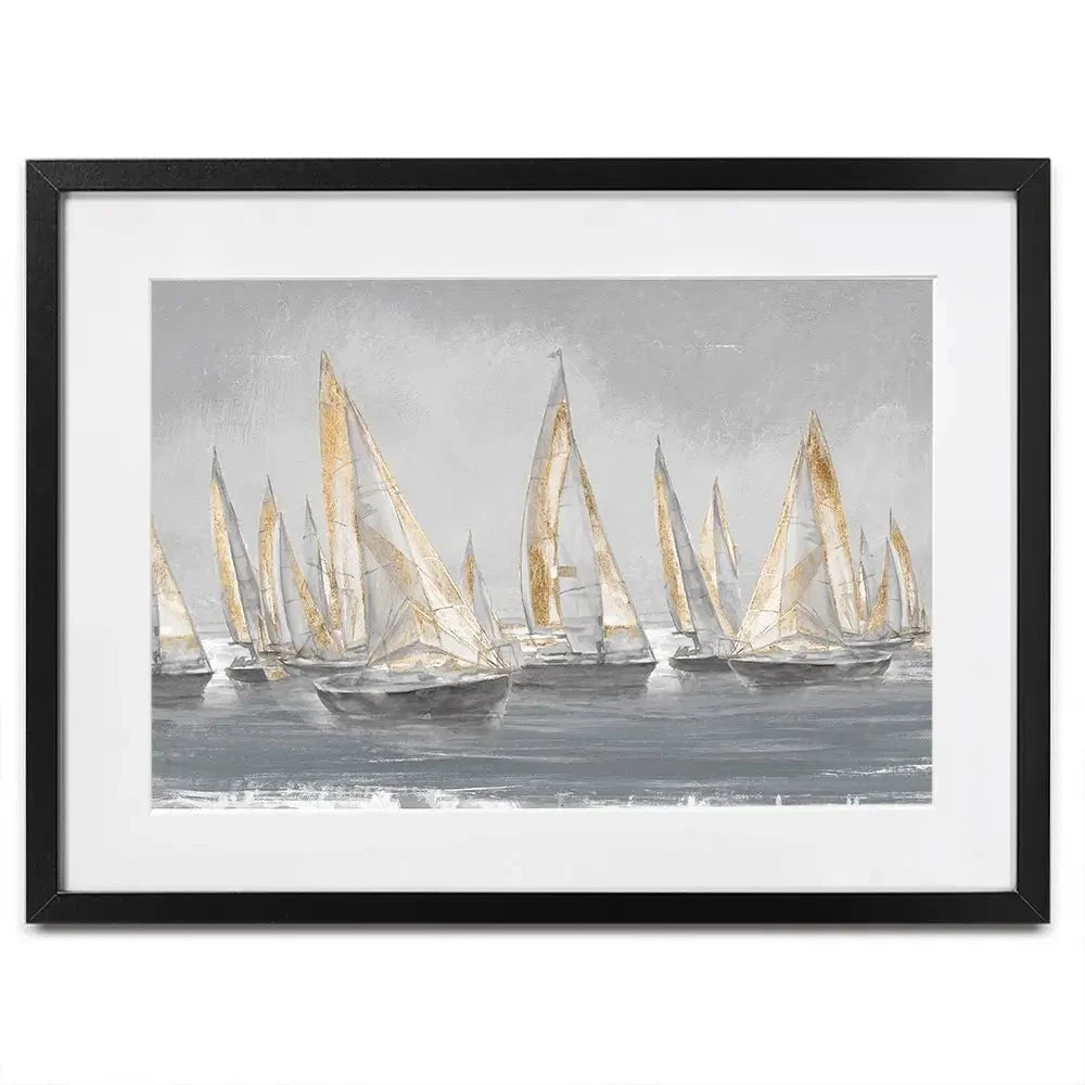 Sailing Horizon Framed Art Print Sailing Horizon Framed Art Print wall art product Studio W