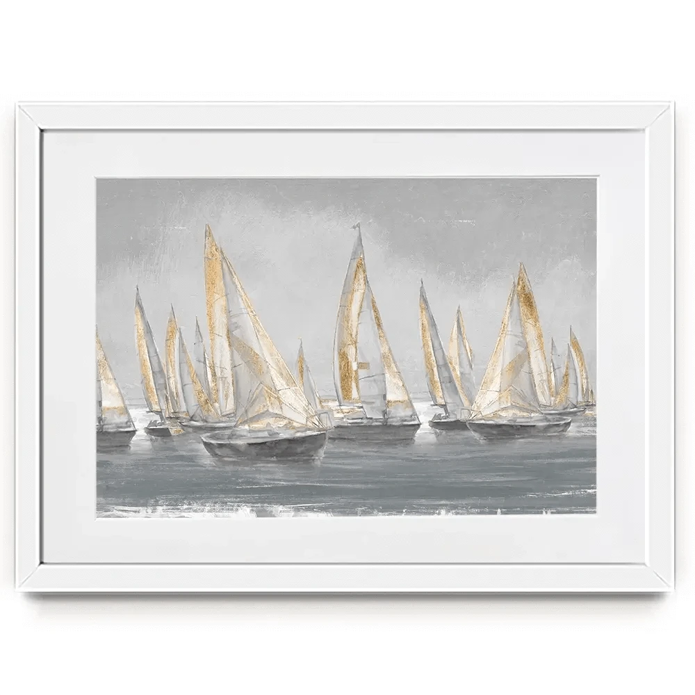 Sailing Horizon Framed Art Print Sailing Horizon Framed Art Print wall art product Studio W
