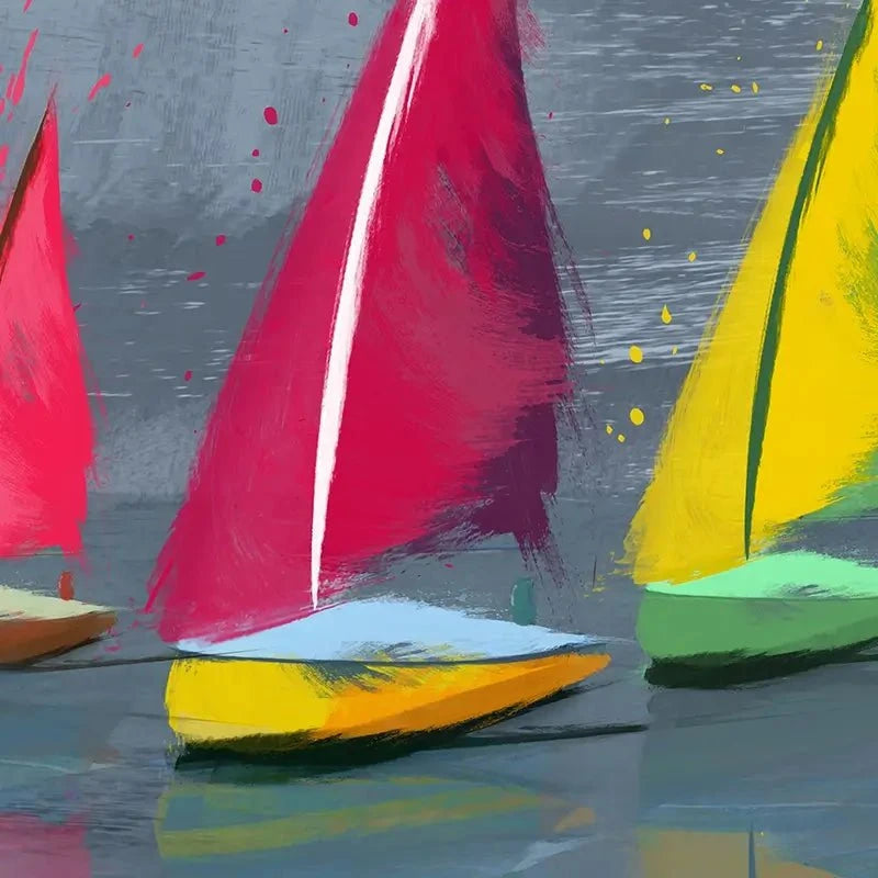 Sailing Landscape Framed Art Print Sailing Landscape Framed Art Print wall art product Aimee Linzi