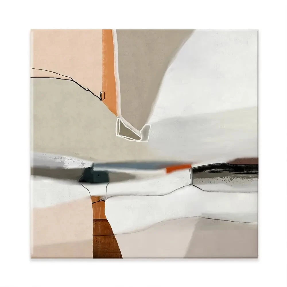 Sailing Solo Square Canvas Print Sailing Solo Square Canvas Print wall art product Roberto Moro