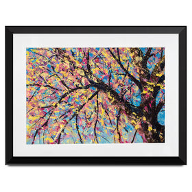 Sakura In Bloom Framed Art Print Sakura In Bloom Framed Art Print wall art product Valery Rybakow / Shutterstock