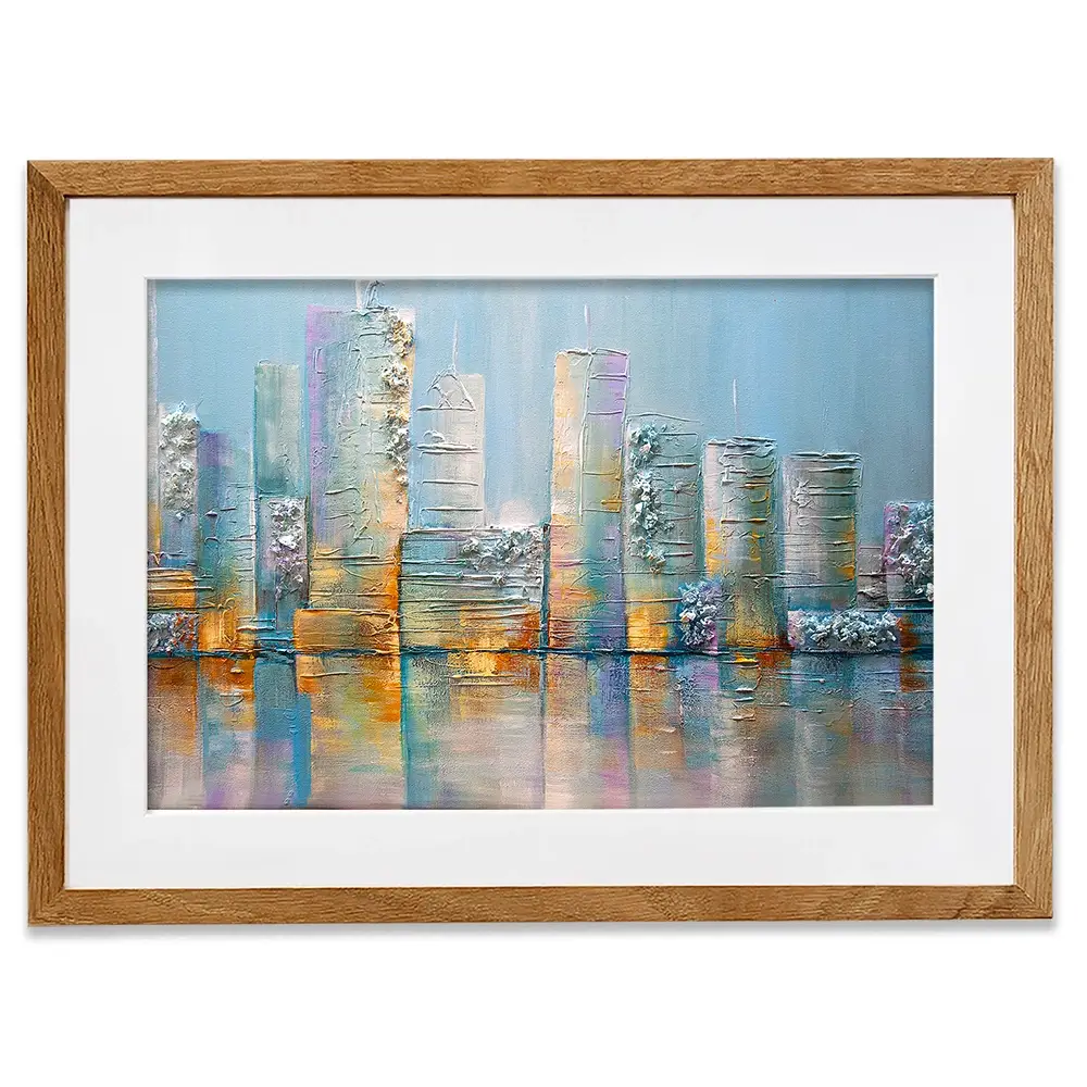 Salt City Framed Art Print Salt City Framed Art Print wall art product Osnat Tzadok