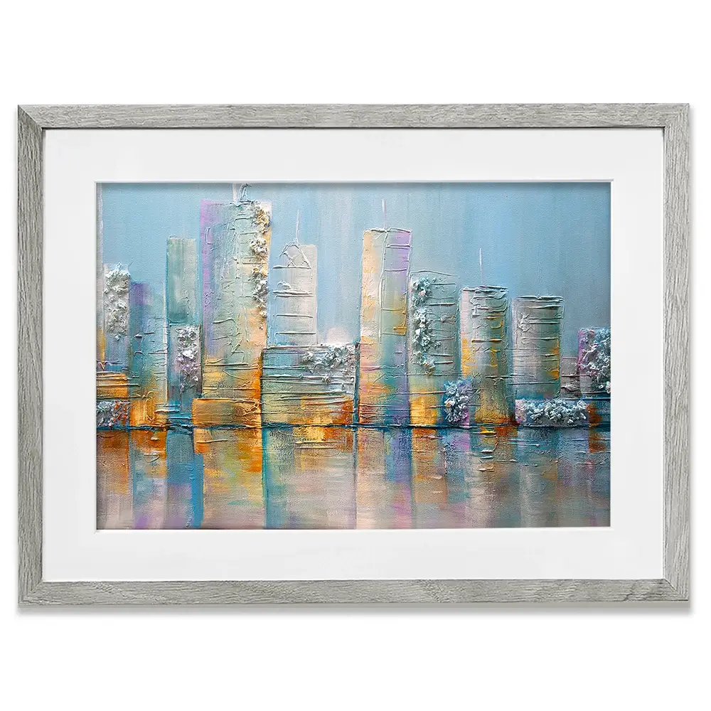 Salt City Framed Art Print Salt City Framed Art Print wall art product Osnat Tzadok