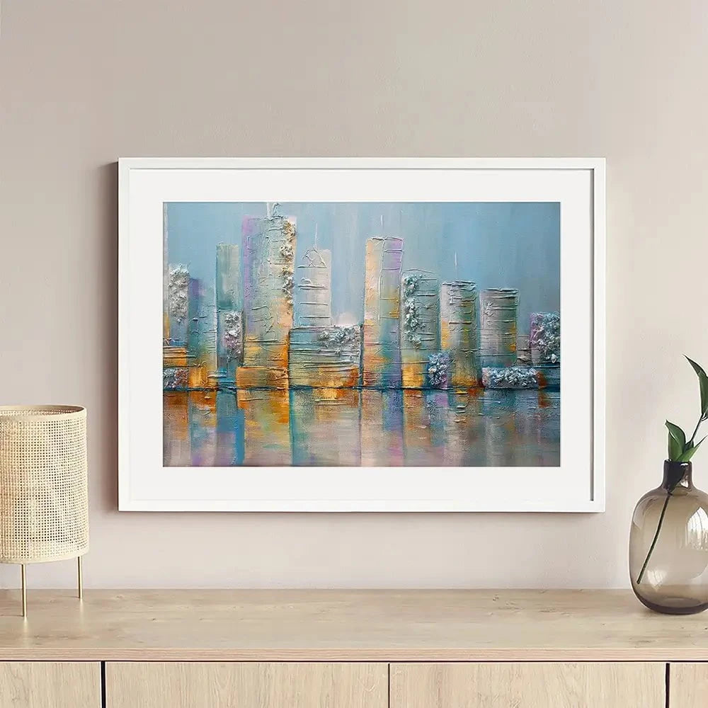 Salt City Framed Art Print Salt City Framed Art Print wall art product Osnat Tzadok