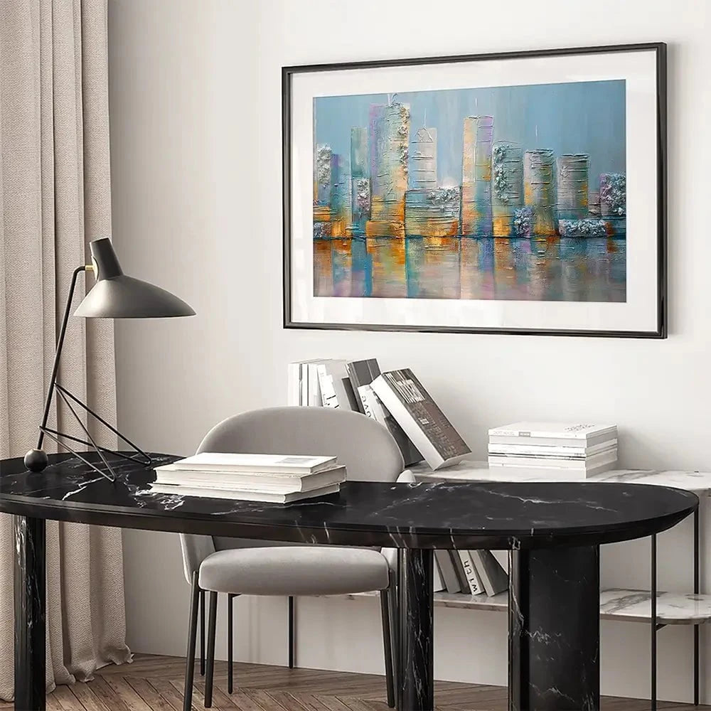 Salt City Framed Art Print Salt City Framed Art Print wall art product Osnat Tzadok