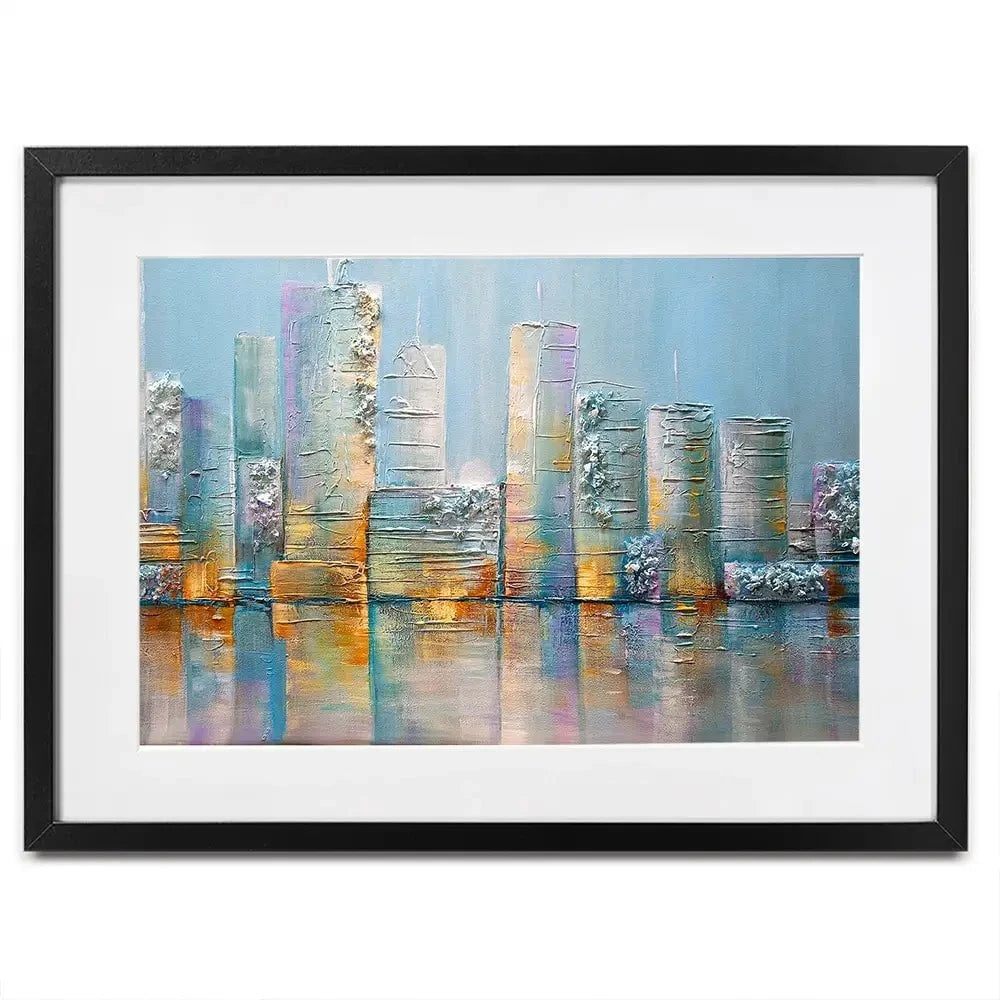 Salt City Framed Art Print Salt City Framed Art Print wall art product Osnat Tzadok
