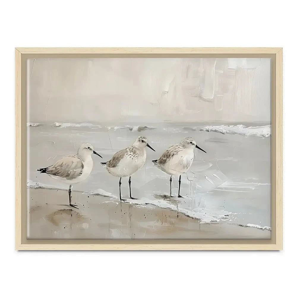 Sandpiper Beach Canvas Print Sandpiper Beach Canvas Print wall art product Arlington Prints - Independent