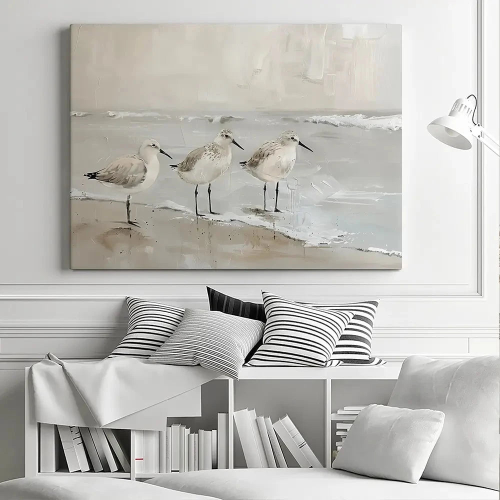 Sandpiper Beach Canvas Print Sandpiper Beach Canvas Print wall art product Arlington Prints - Independent