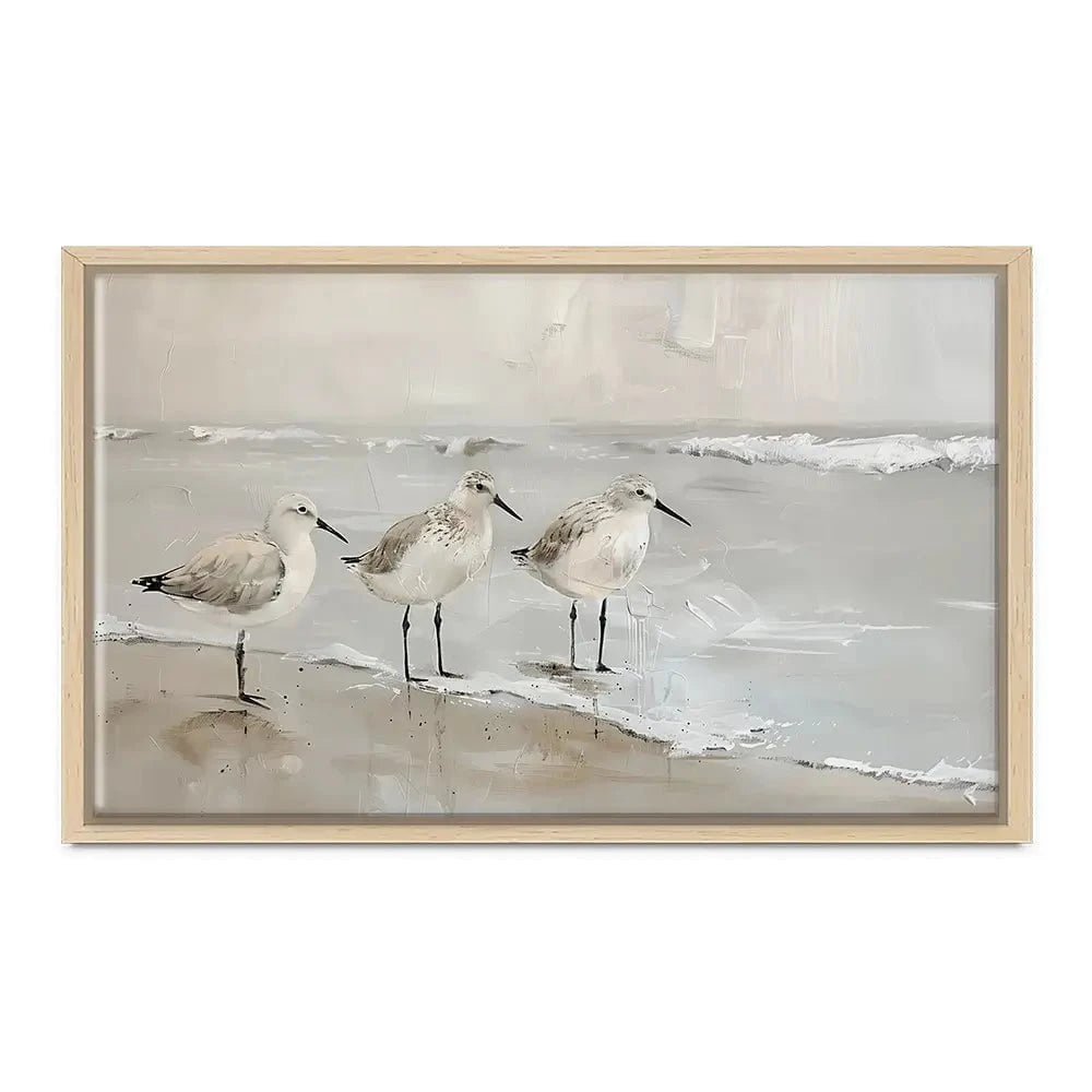 Sandpiper Beach Canvas Print Sandpiper Beach Canvas Print wall art product Arlington Prints - Independent