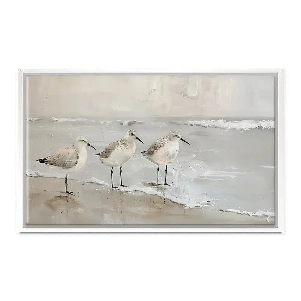 Sandpiper Beach Canvas Print Sandpiper Beach Canvas Print wall art product Arlington Prints - Independent