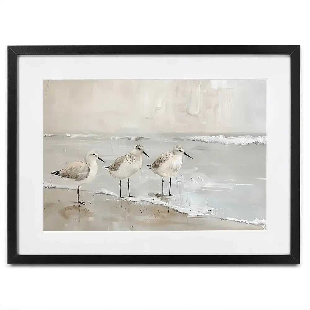 Sandpiper Beach Framed Art Print Sandpiper Beach Framed Art Print wall art product Arlington Prints - Independent