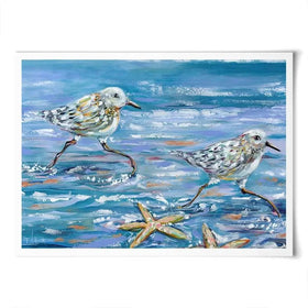 Sandpipers Art Print Sandpipers Art Print wall art product Estelle Grengs - Independent