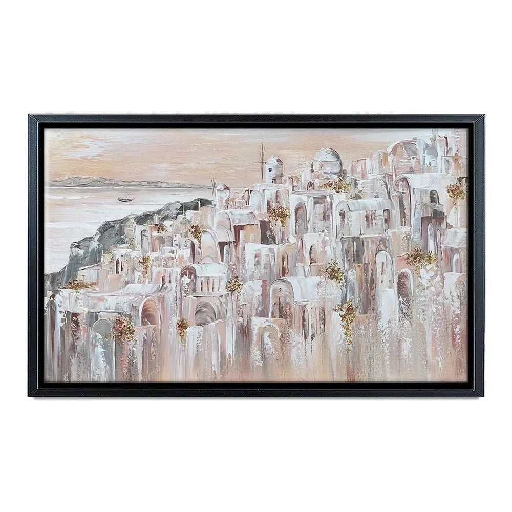 Santorini Oia Dreams Canvas Print Santorini Oia Dreams Canvas Print wall art product Isabella Karolewicz