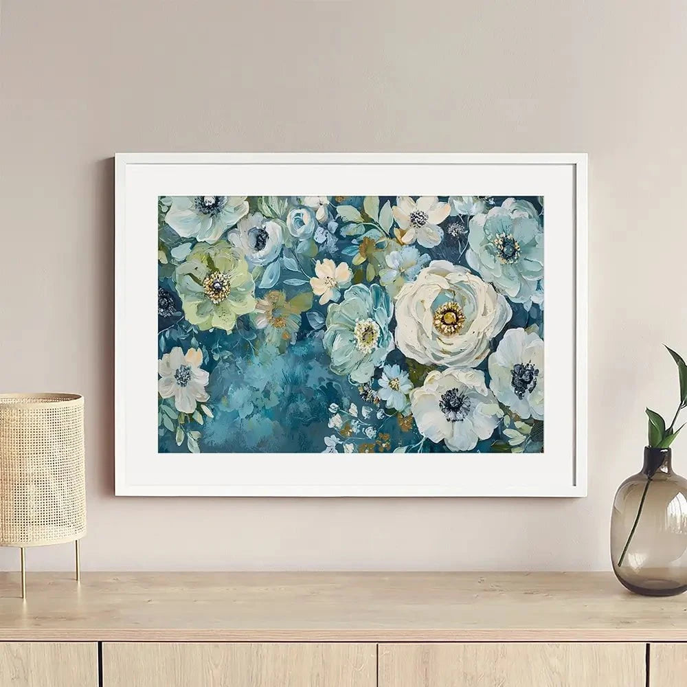 Sapphire Moments Framed Art Print Sapphire Moments Framed Art Print wall art product Franklyn Gregory - Independent