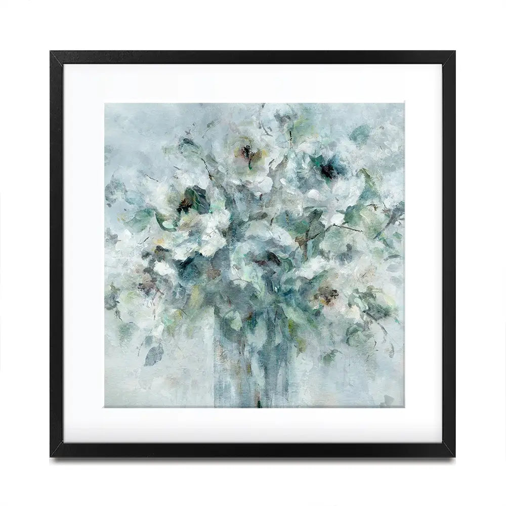 Sapphire Still Life Framed Art Print
