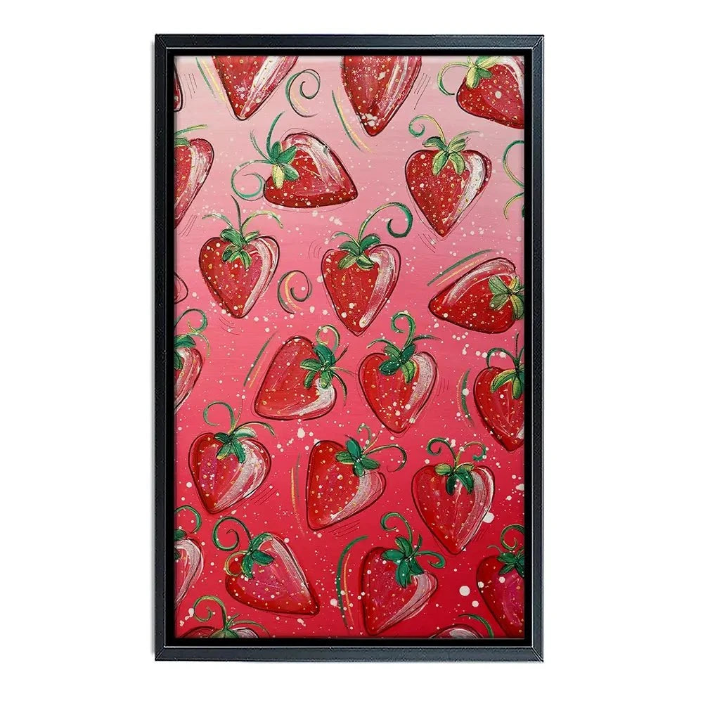 Sassy Strawberries Canvas Print Sassy Strawberries Canvas Print wall art product Elizabeth White