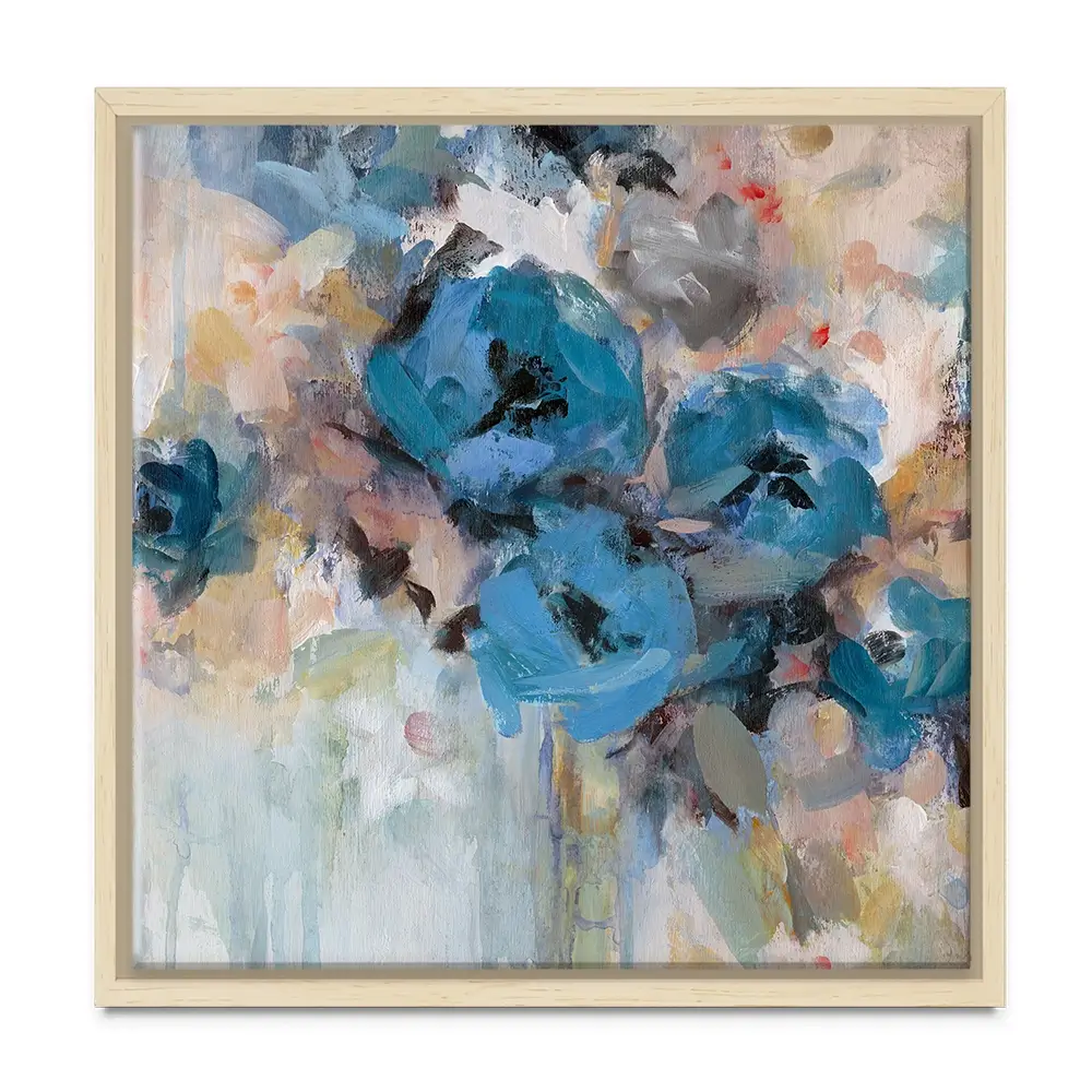 Saturated Garden Square Canvas Print Saturated Garden Square Canvas Print wall art product Carol Robinson