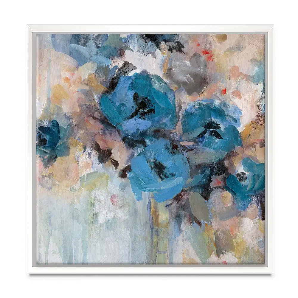 Saturated Garden Square Canvas Print Saturated Garden Square Canvas Print wall art product Carol Robinson