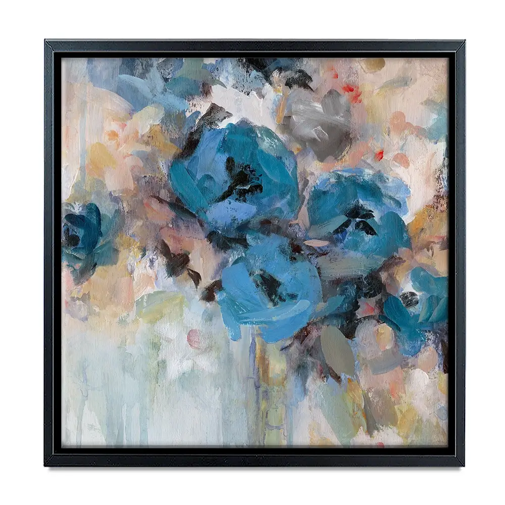 Saturated Garden Square Canvas Print Saturated Garden Square Canvas Print wall art product Carol Robinson