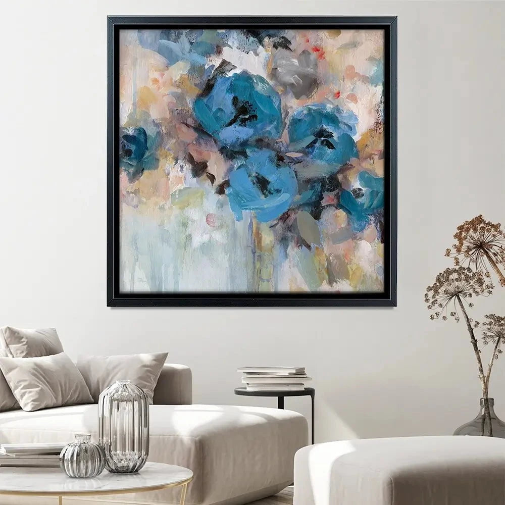 Saturated Garden Square Canvas Print Saturated Garden Square Canvas Print wall art product Carol Robinson