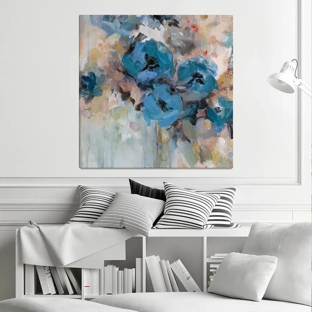 Saturated Garden Square Canvas Print Saturated Garden Square Canvas Print wall art product Carol Robinson