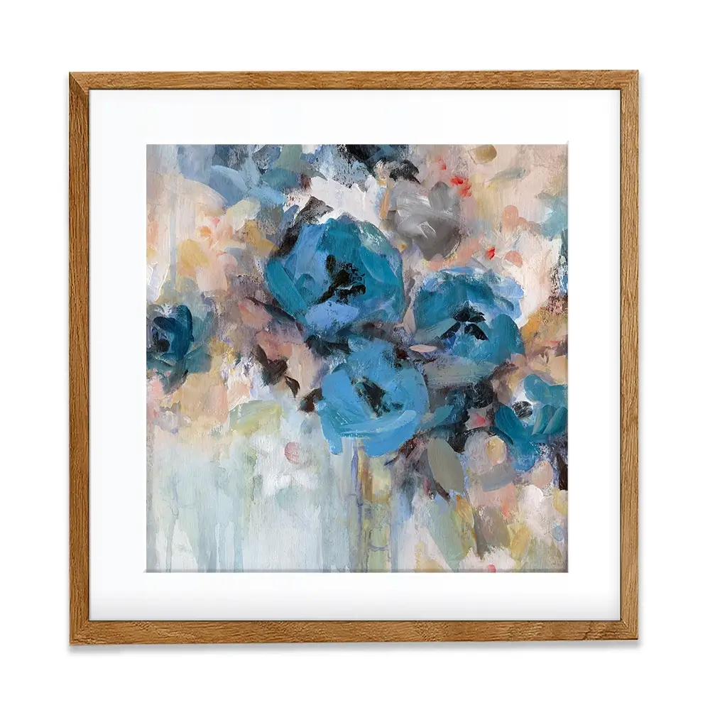 Saturated Garden Square Framed Art Print Saturated Garden Square Framed Art Print wall art product Carol Robinson