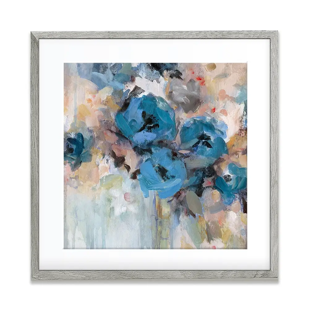 Saturated Garden Square Framed Art Print Saturated Garden Square Framed Art Print wall art product Carol Robinson