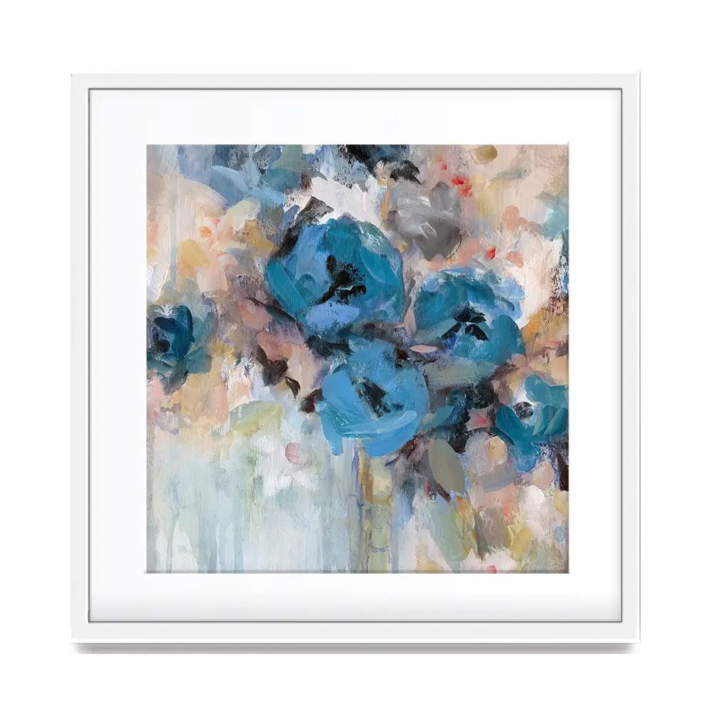Saturated Garden Square Framed Art Print Saturated Garden Square Framed Art Print wall art product Carol Robinson