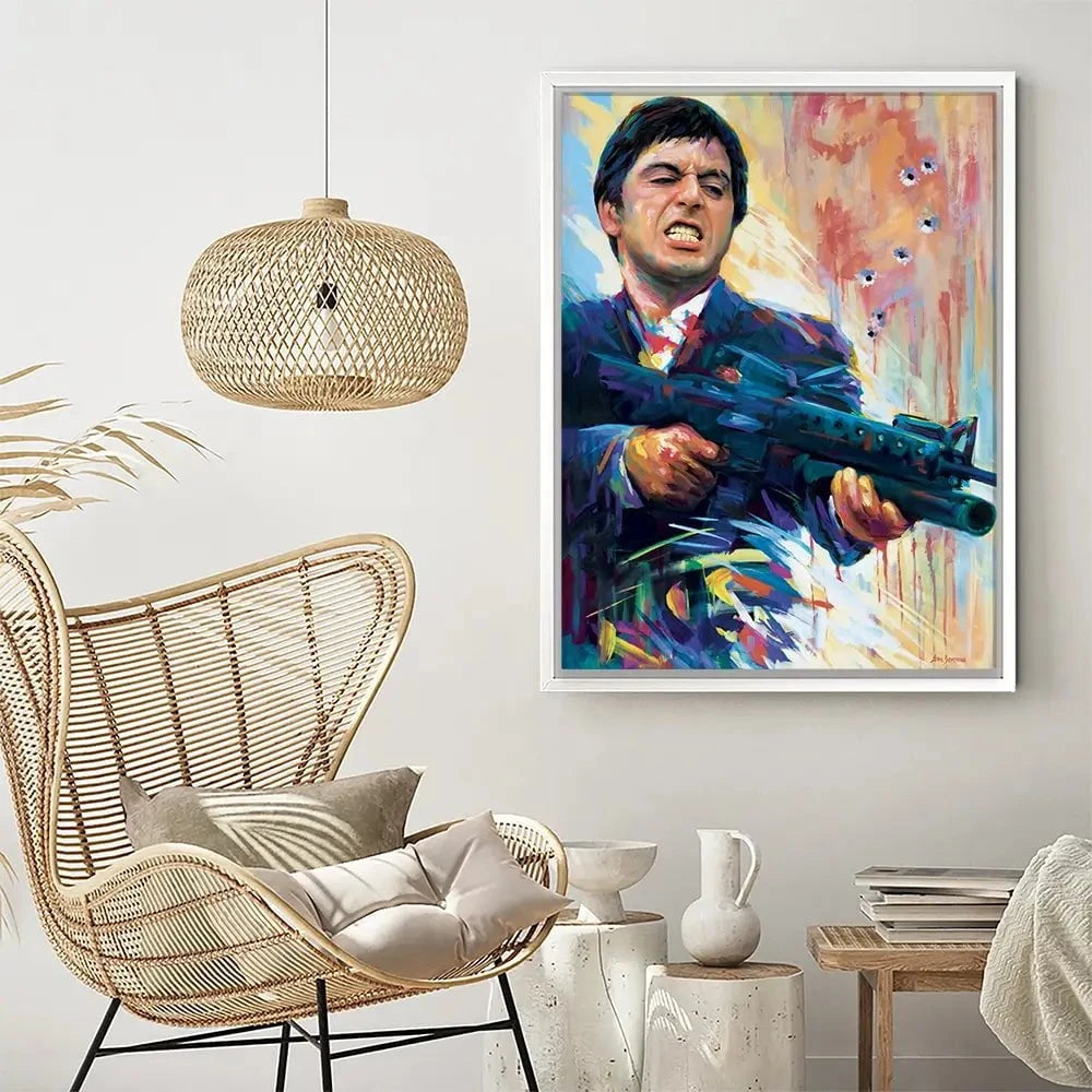 Scarface Canvas Print Scarface Canvas Print wall art product Leon Devenice
