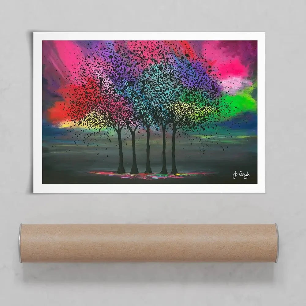 Scarlet Love Art Print Scarlet Love Art Print wall art product Jo Gough