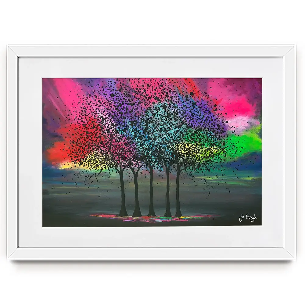 Scarlet Love Framed Art Print Scarlet Love Framed Art Print wall art product Jo Gough