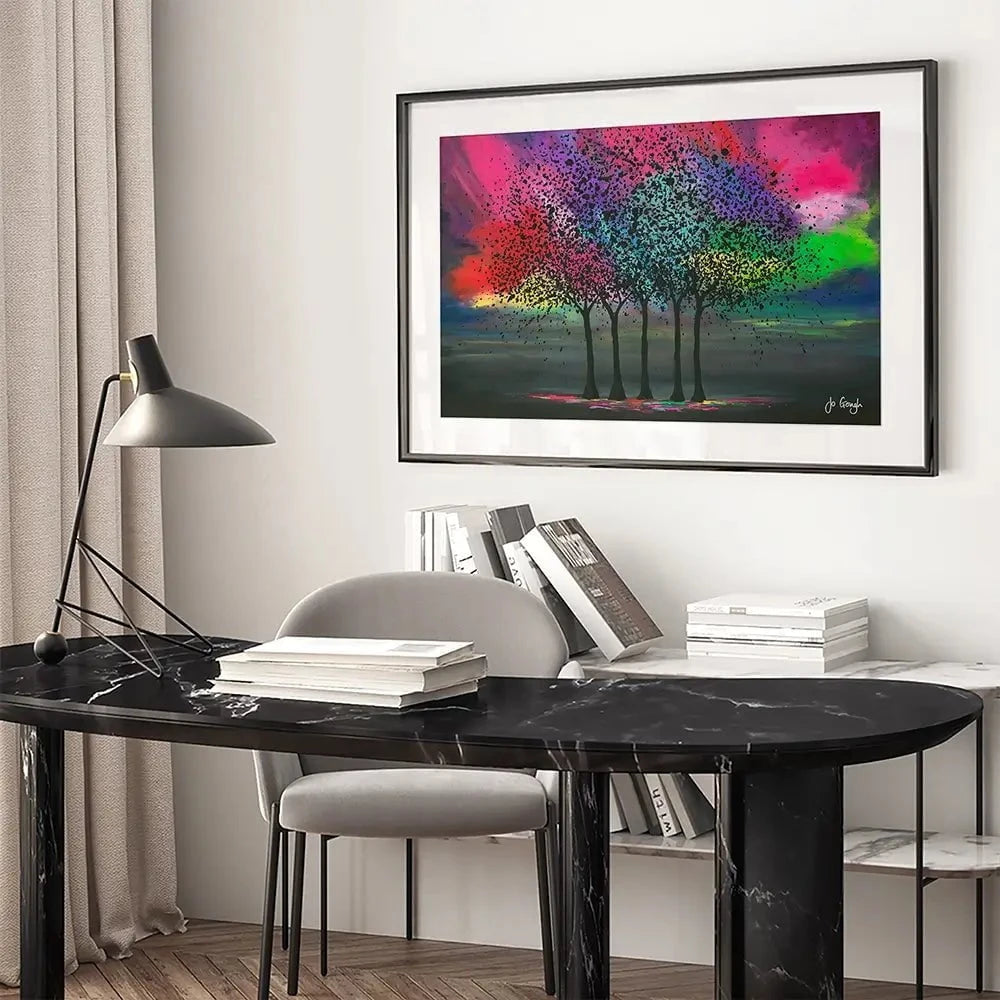 Scarlet Love Framed Art Print Scarlet Love Framed Art Print wall art product Jo Gough