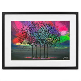 Scarlet Love Framed Art Print Scarlet Love Framed Art Print wall art product Jo Gough