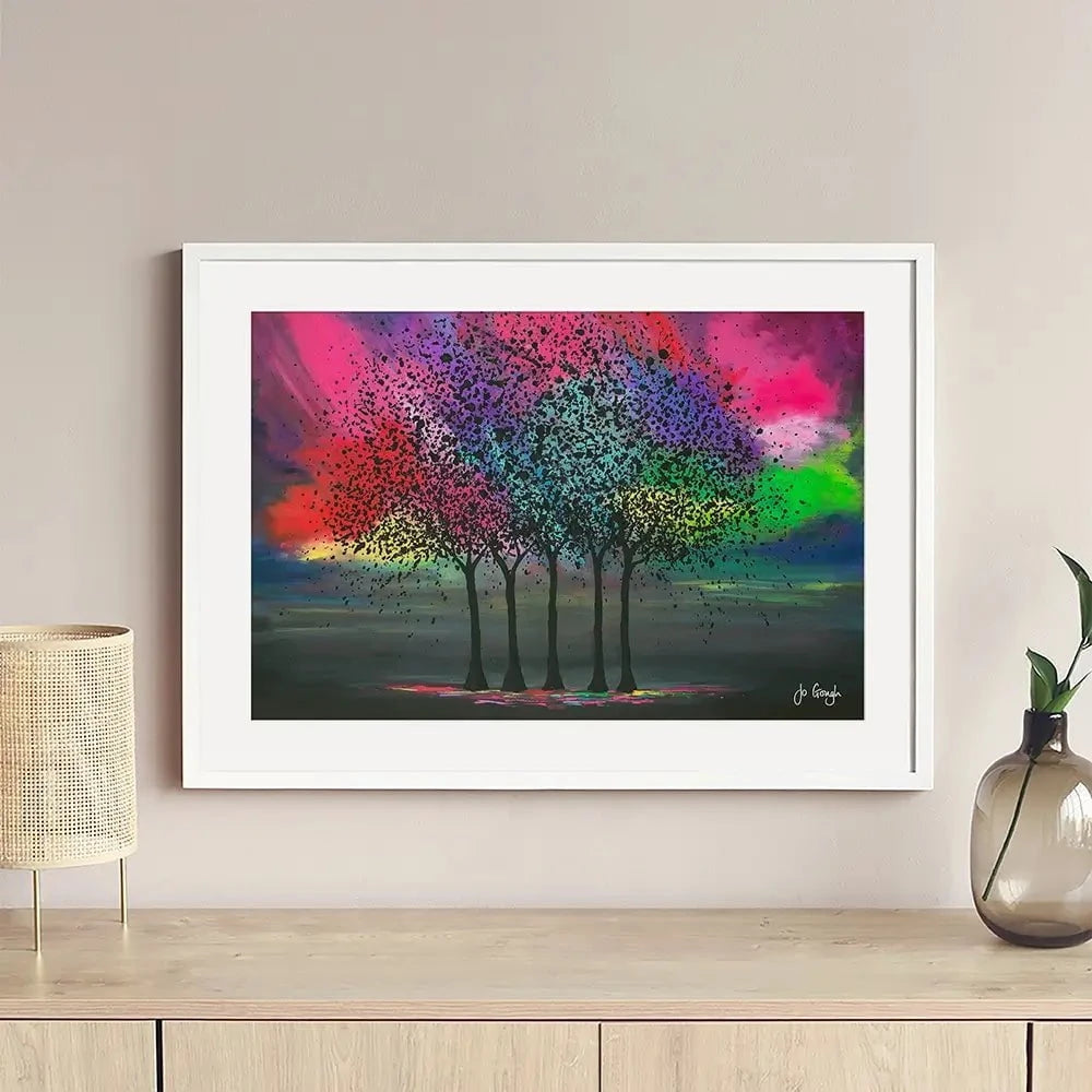 Scarlet Love Framed Art Print Scarlet Love Framed Art Print wall art product Jo Gough