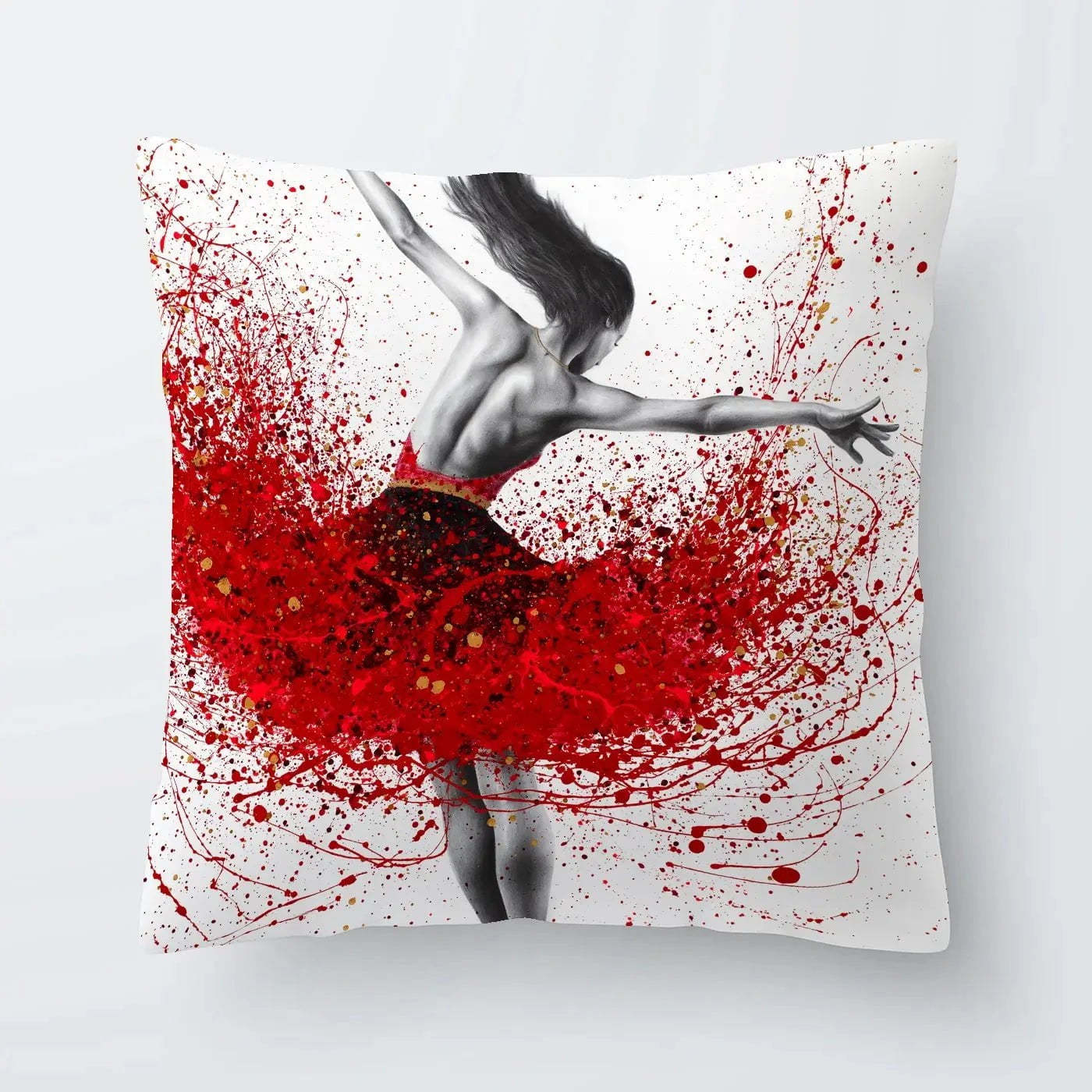 Scarlet Sensation Dance Cushion Scarlet Sensation Dance Cushion wall art product Ashvin Harrison
