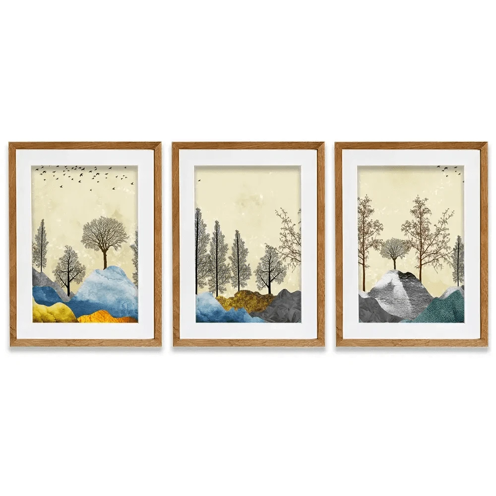 Scenic Landscape Framed Art Print Trio Scenic Landscape Framed Art Print Trio wall art product 3d artwork wallpaper / Shutterstock