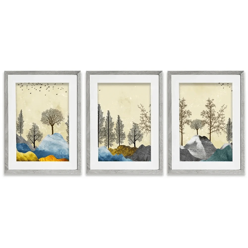 Scenic Landscape Framed Art Print Trio Scenic Landscape Framed Art Print Trio wall art product 3d artwork wallpaper / Shutterstock