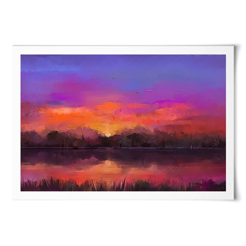 Scenic Sunset Art Print Scenic Sunset Art Print wall art product Art Print Shop
