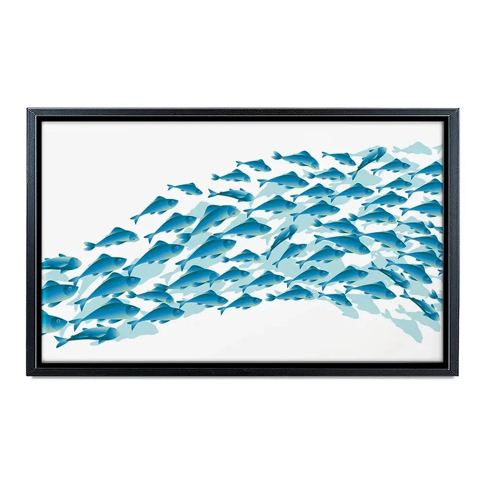 School Of Fish Canvas Print School Of Fish Canvas Print wall art product Galyna_P / Shutterstock