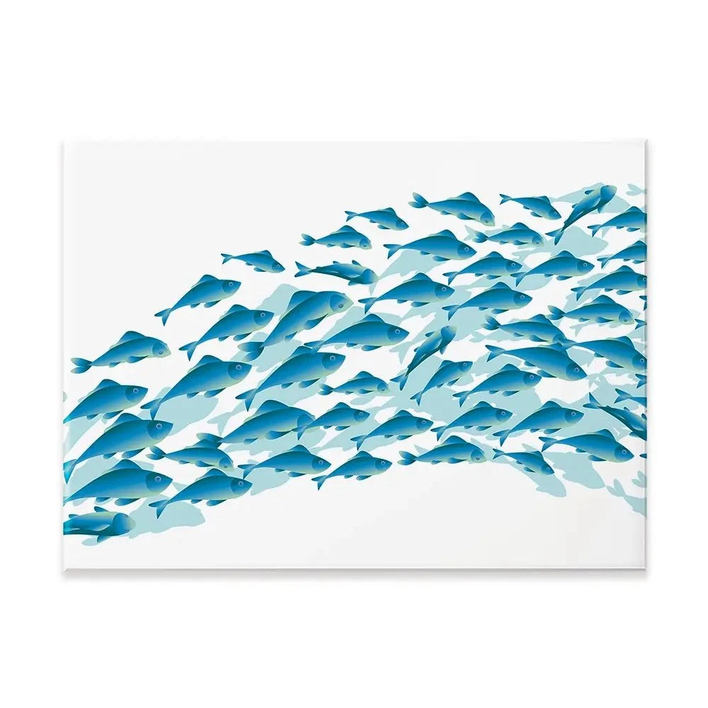 School Of Fish Canvas Print School Of Fish Canvas Print wall art product Galyna_P / Shutterstock