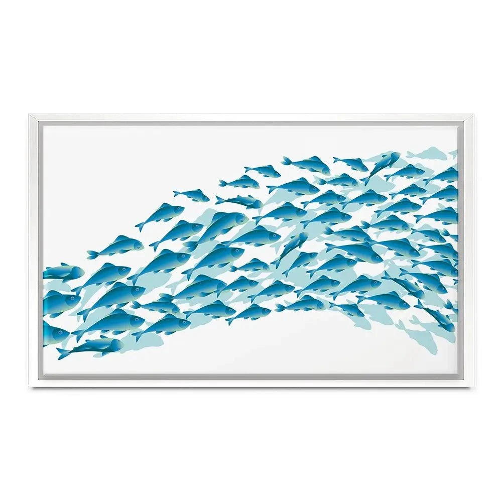 School Of Fish Canvas Print School Of Fish Canvas Print wall art product Galyna_P / Shutterstock