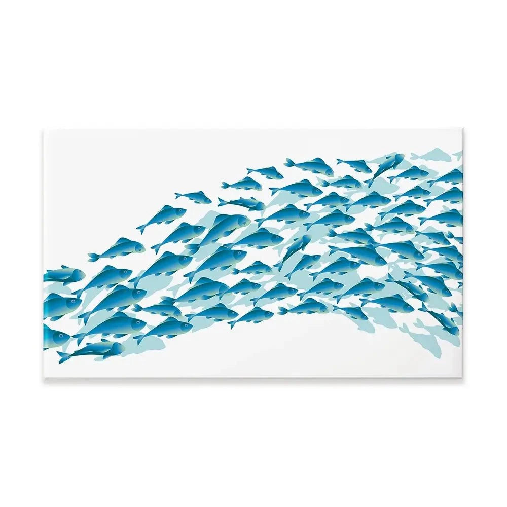 School Of Fish Canvas Print School Of Fish Canvas Print wall art product Galyna_P / Shutterstock