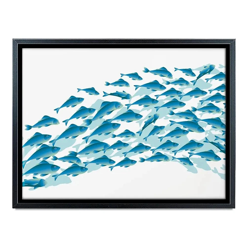 School Of Fish Canvas Print School Of Fish Canvas Print wall art product Galyna_P / Shutterstock