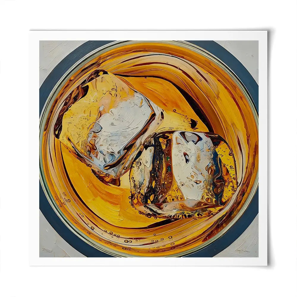 Scotch On The Rocks Cocktail Square Art Print Scotch On The Rocks Cocktail Square Art Print wall art product David Alexander Elder