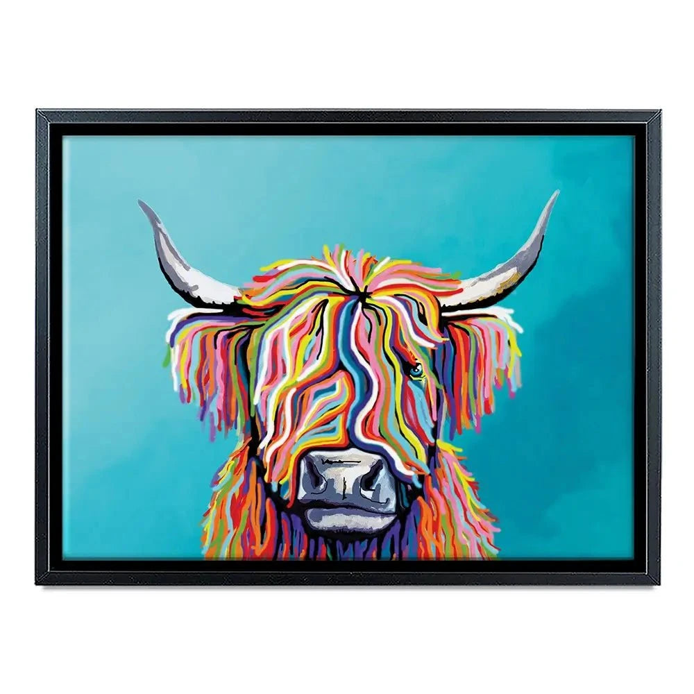 Scottish Cow Canvas Print Scottish Cow Canvas Print wall art product Independent