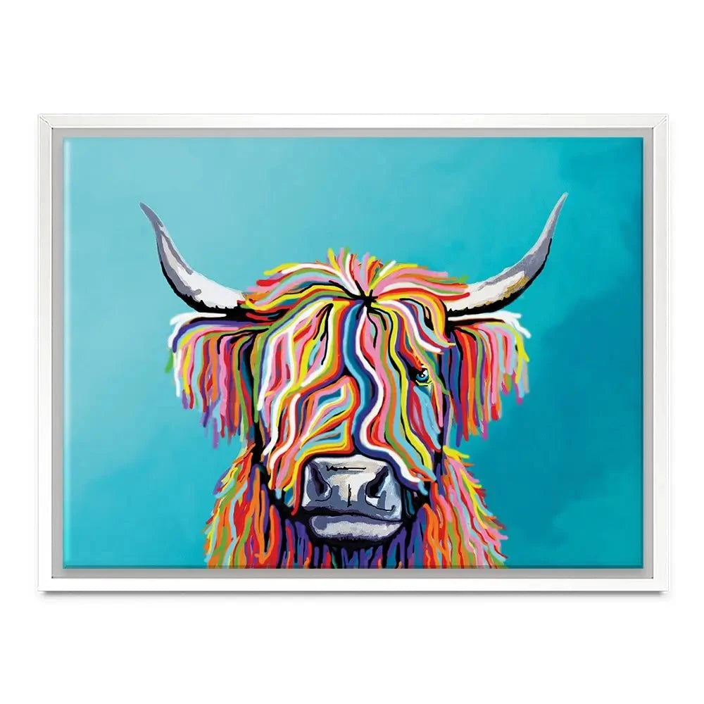 Scottish Cow Canvas Print Scottish Cow Canvas Print wall art product Independent