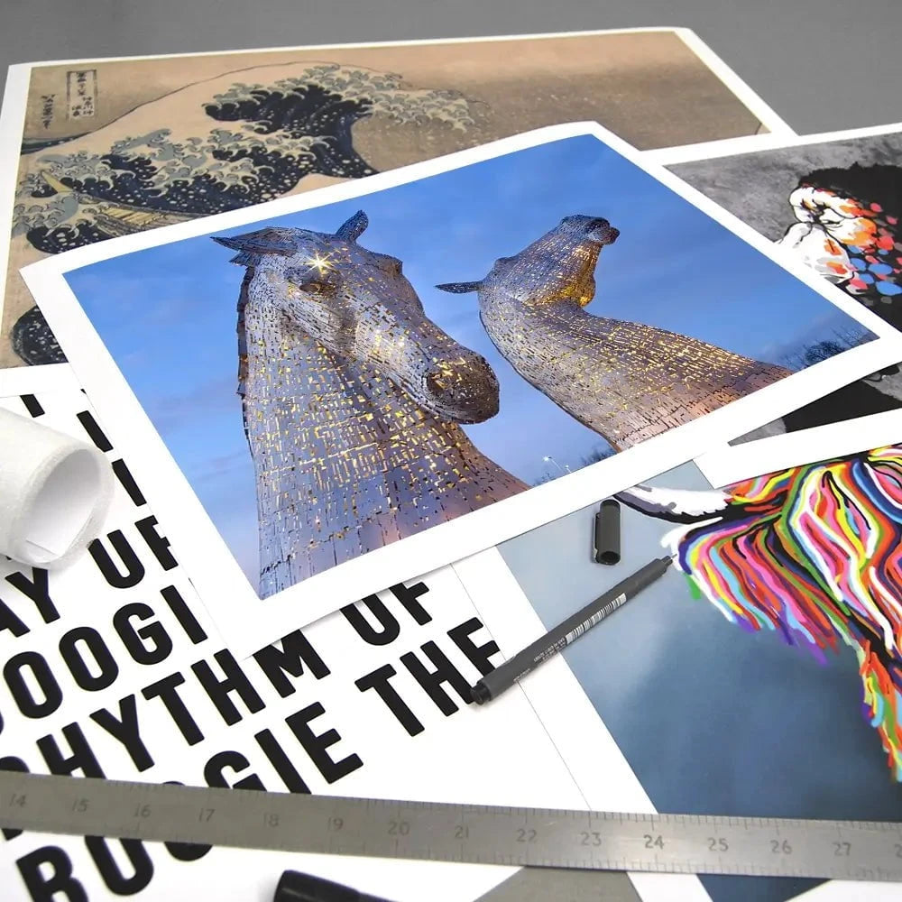 Scottish Kelpies At Night Art Print Scottish Kelpies At Night Art Print wall art product Gavin Ritchie / Shutterstock
