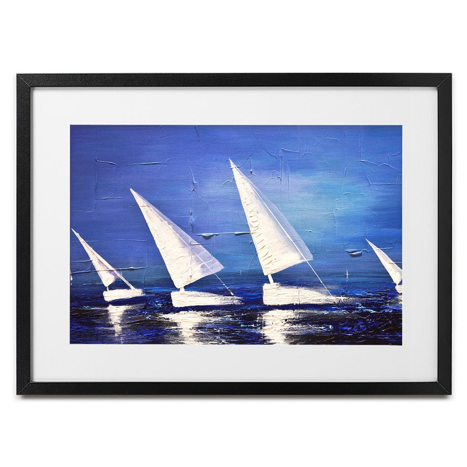 Sea Diamonds Framed Art Print wall art product Osnat Tzadok