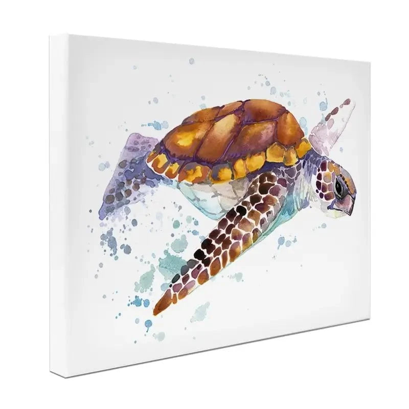 Sea Turtle Canvas Print Sea Turtle Canvas Print wall art product Faenkova Elena / Shutterstock