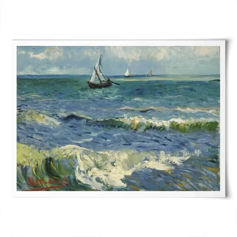 Seascape Near Les Saintes-Maries-De-La-Mer Art Print Seascape Near Les Saintes-Maries-De-La-Mer Art Print wall art product Vincent Van Gogh